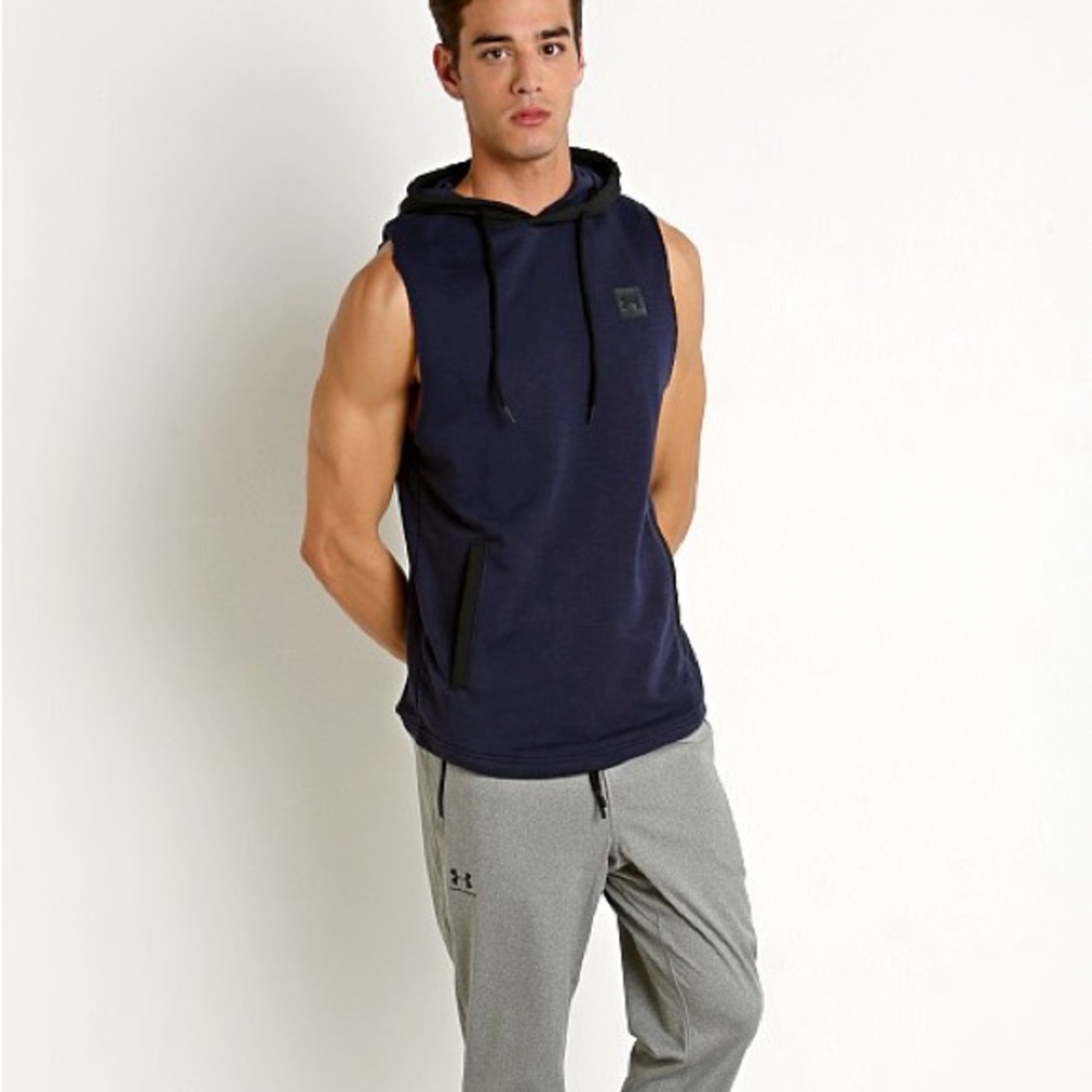 Under Armor cut off hoodie